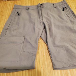 Henry Lloyd Women's Sailing Shorts, Gray, Size L